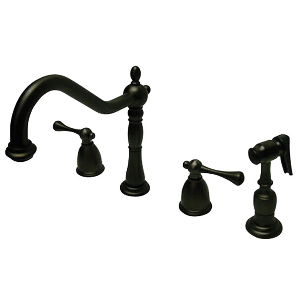 Widespread Kitchen Faucet, Oil Rubbed Bronze